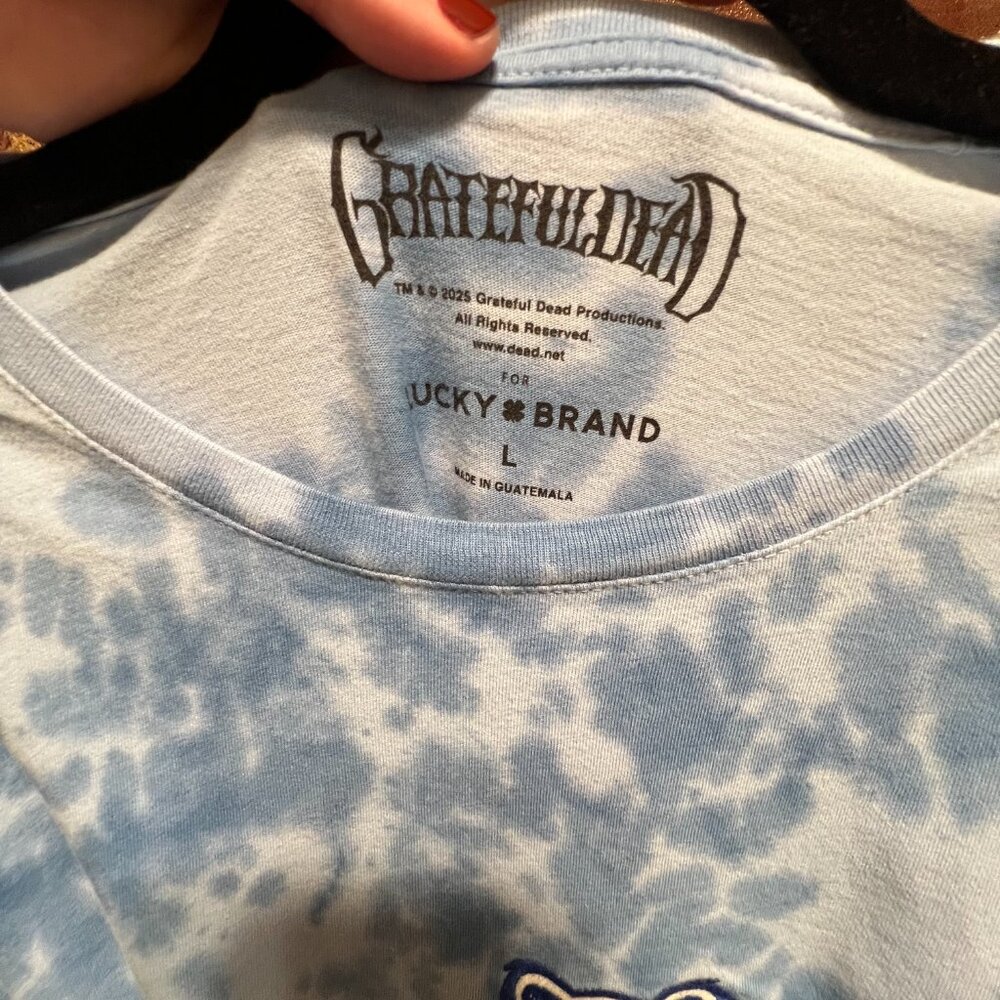 Lucky Brand - Grateful Dead Bear Tie Dye Tee - Large - Picture 7 of 7